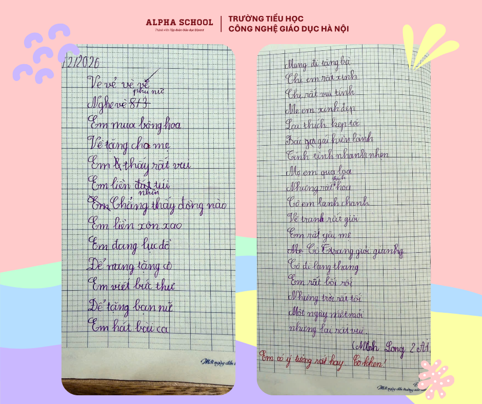 Pink Colorful Cute Valentines Day Facebook Post