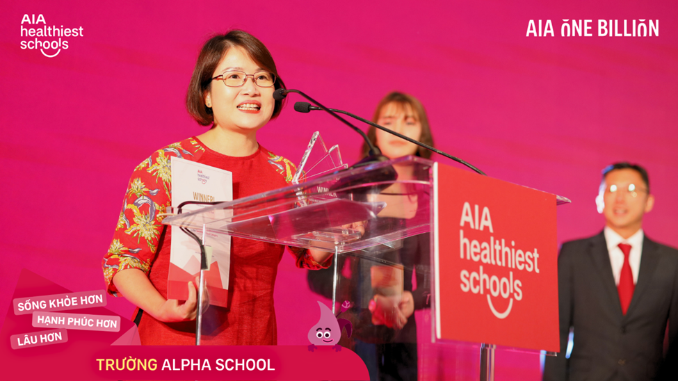 Hệ thống giáo dục Alpha đạt giải ‘Trường học lành mạnh AIA’ khu vực châu Á 2 he thong giao duc alpha dat giai truong hoc lanh manh aia khu vuc chau a 2863 1