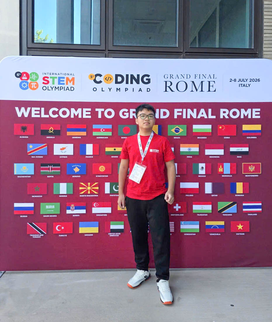 CHÚC MỪNG HOÀNG VĂN VŨ GIÀNH HUY CHƯƠNG ĐỒNG TẠI INTERNATIONAL STEM OLYMPIAD GRAND FINAL ROME 2026 2 1783999485352 7157762955848214442 g5704022938718910167 f8d82f2161cfb40d008f6bf7be0c2dc8