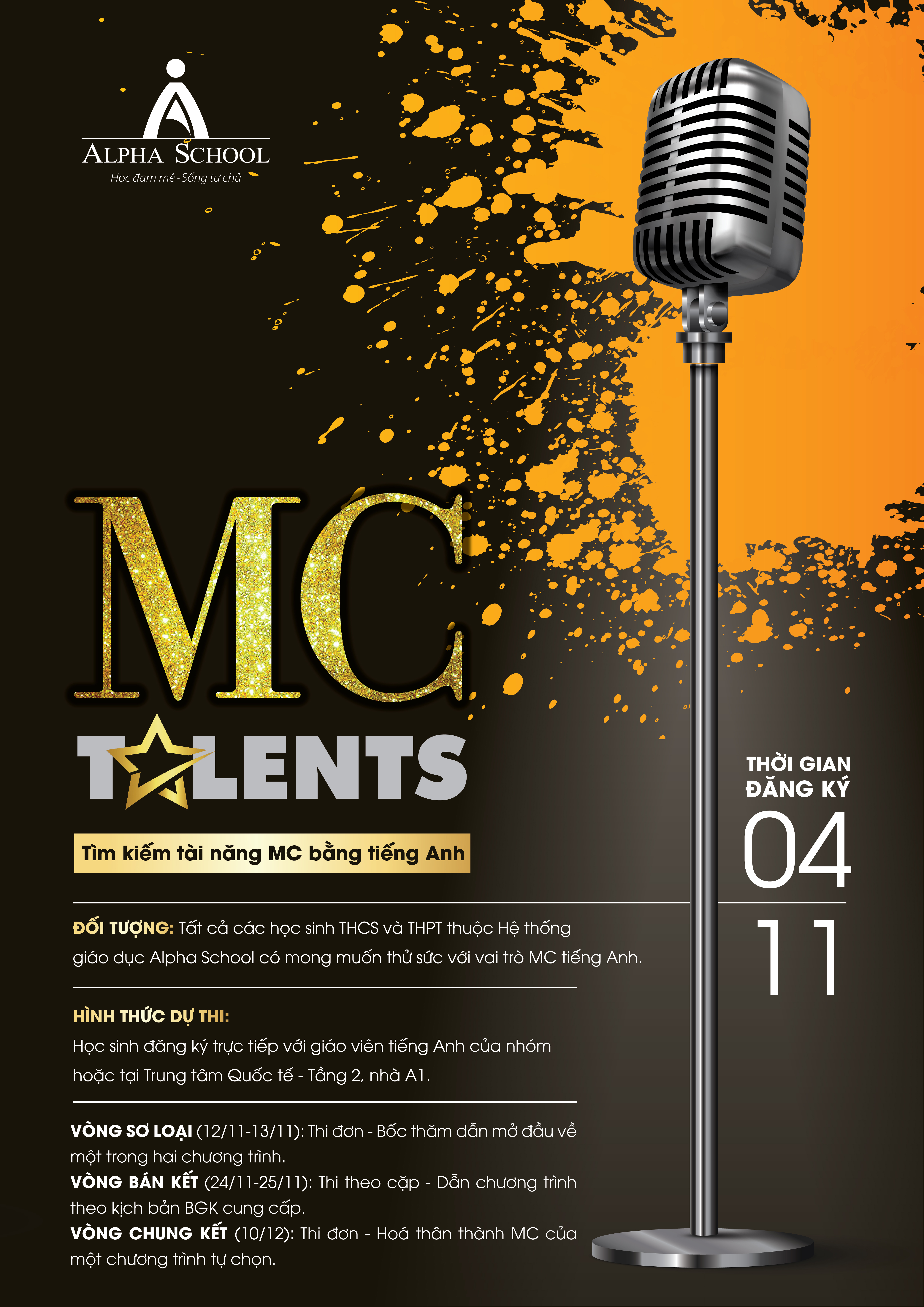 MC TALENTS - TÌM KIẾM TÀI NĂNG MC BẰNG TIẾNG ANH