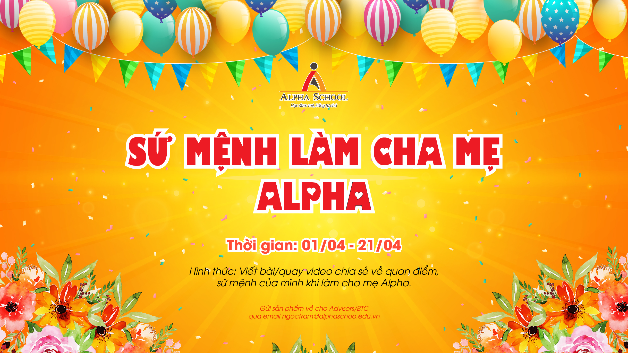 CHƯƠNG TRÌNH “SỨ MỆNH LÀM CHA MẸ ALPHA” 