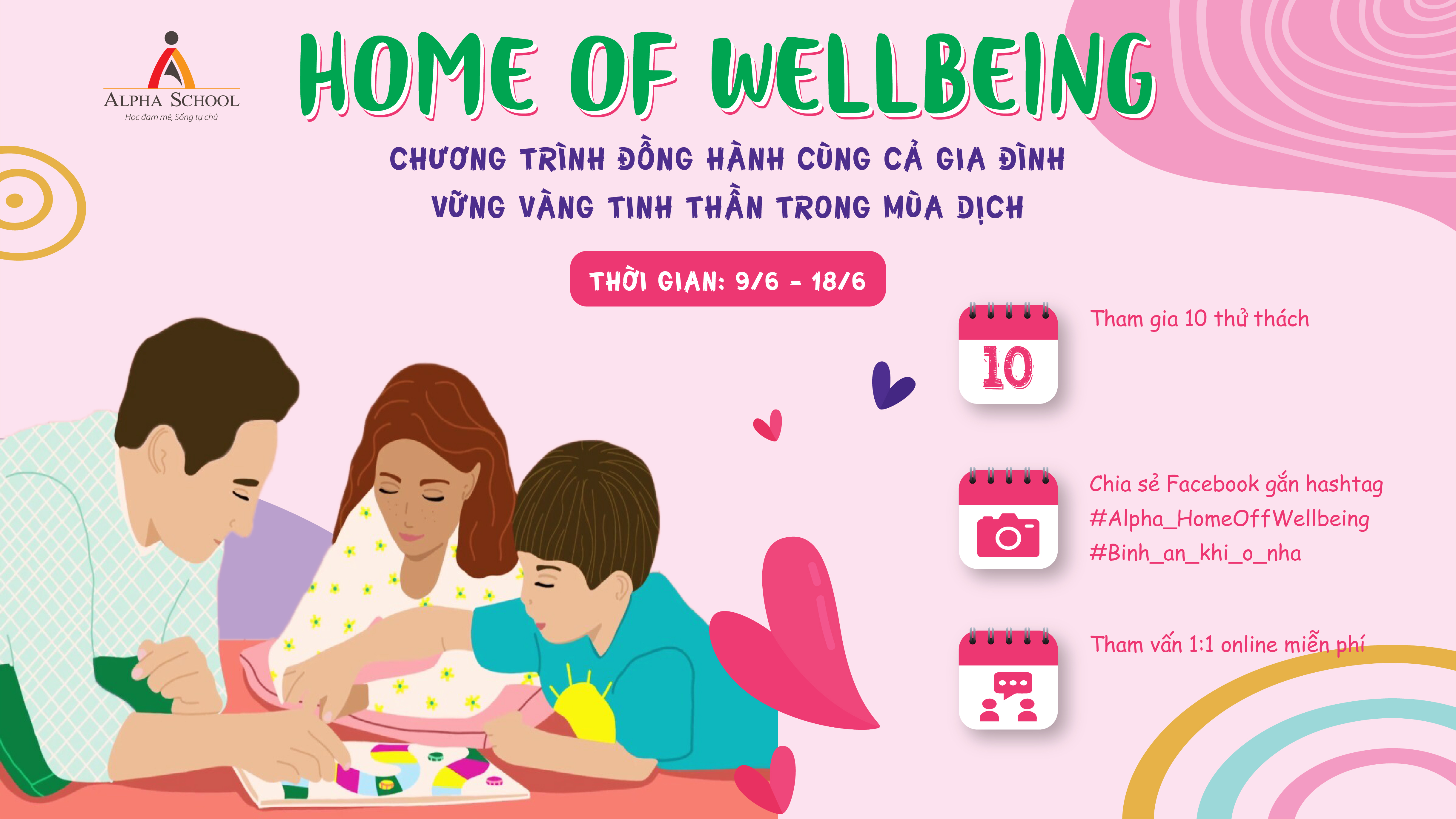 HOME OF WELLBEING – CÙNG HÀNH ĐỘNG VÌ SỨC KHỎE TINH THẦN TẠI GIA ĐÌNH