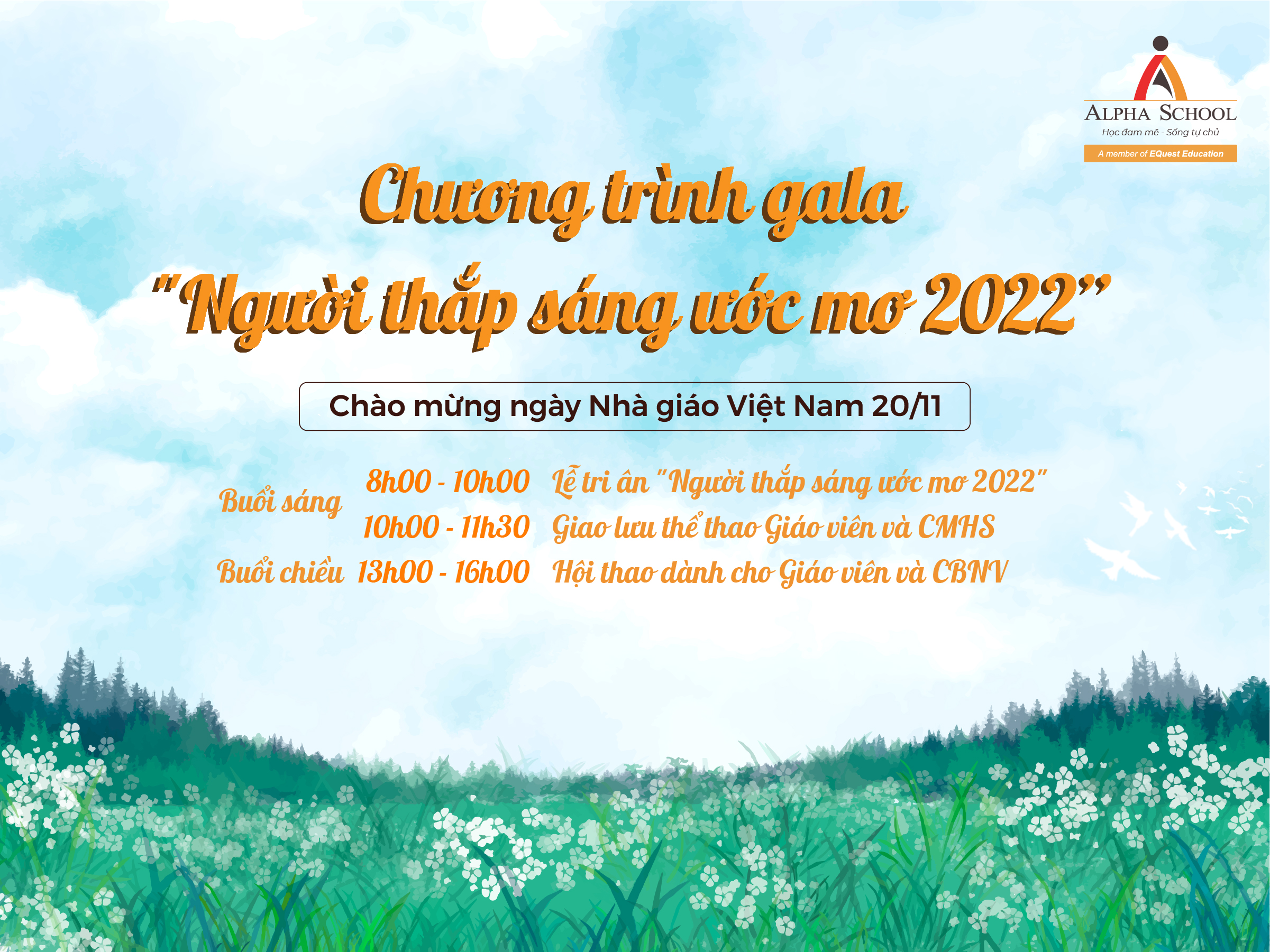 CHƯƠNG TRÌNH GALA "NGƯỜI THẮP SÁNG ƯỚC MƠ 2022"