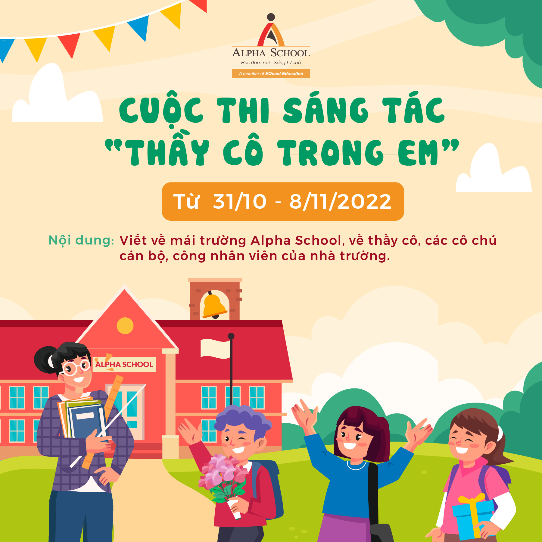 CUỘC THI SÁNG TÁC: “THẦY CÔ TRONG TRÁI TIM EM”