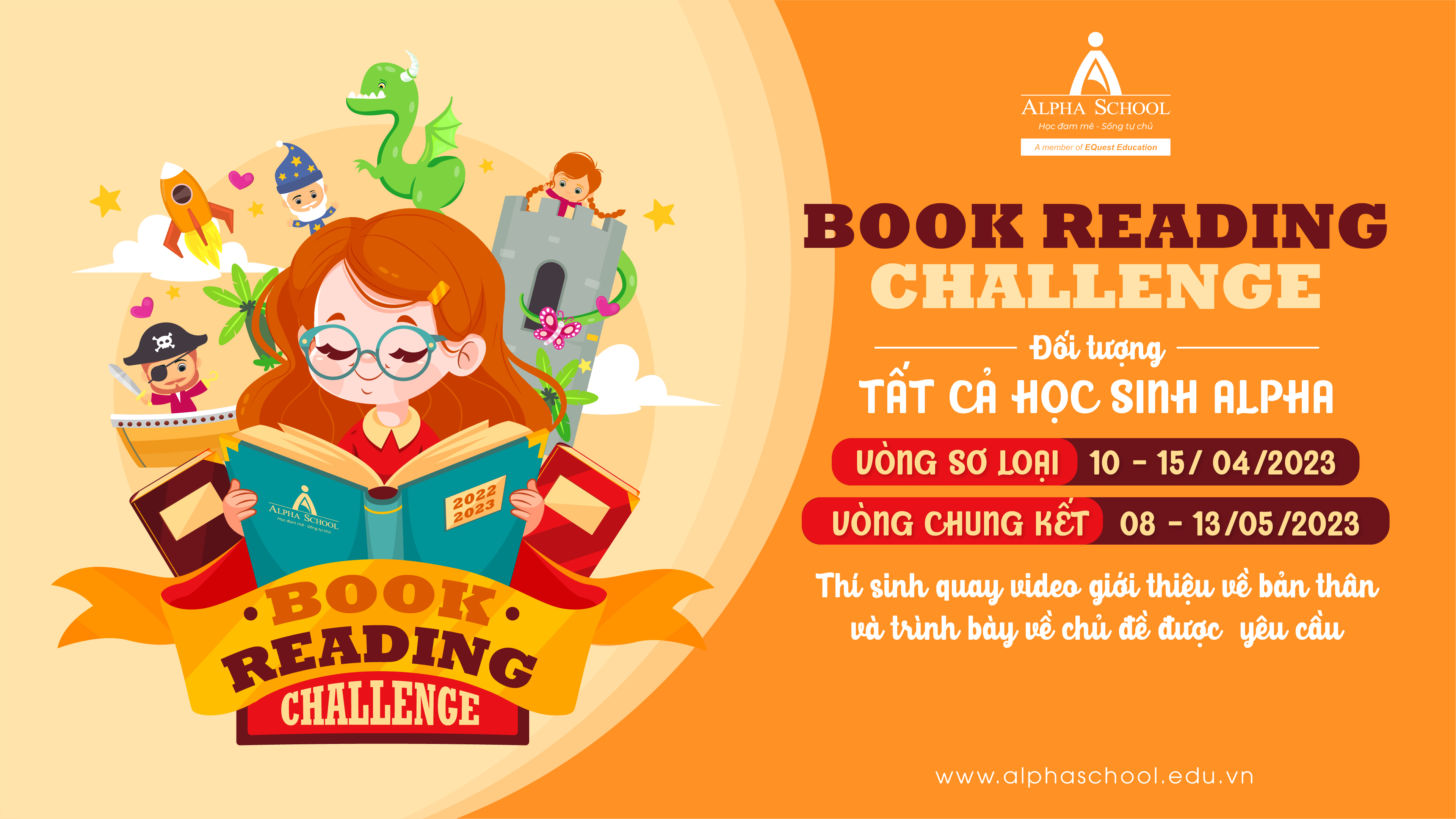 PHÁT ĐỘNG CUỘC THI ALPHA BOOK READING CHALLENGE