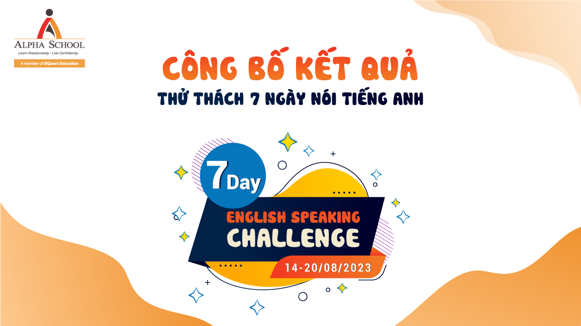 CÔNG BỐ KẾT QUẢ THỬ THÁCH 7 NGÀY NÓI TIẾNG ANH - 7 DAY ENGLISH SPEAKING CHALLENGE 2023