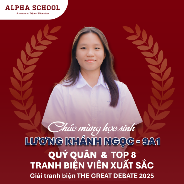 ĐAM MÊ TRANH BIỆN - LƯƠNG KHÁNH NGỌC XUẤT SẮC TẠI CUỘC THI THE GREAT DEBATE 2025 7 news 0.343393001745544324