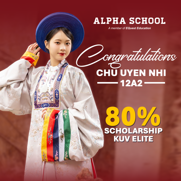 CHẠM TỚI ƯỚC MƠ - CHU UYỂN NHI CHINH PHỤC HỌC BỔNG 80% KUV ELITE 6 news 0.849304001742268695